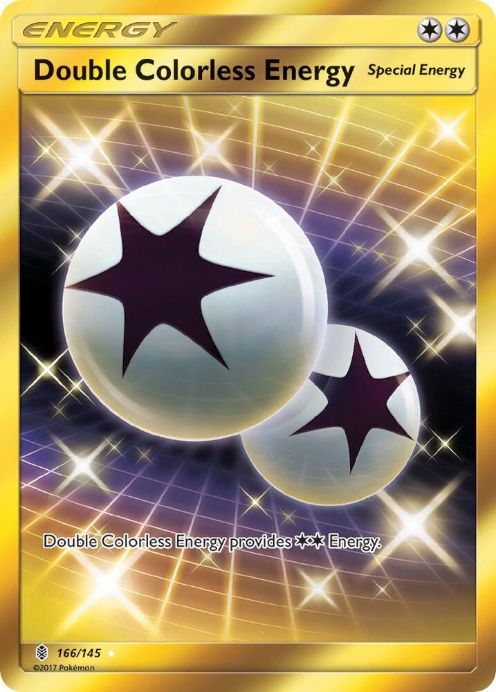 2017 Pokemon SM - Guardians Rising 166/145 Double Colorless Energy Secret Rare