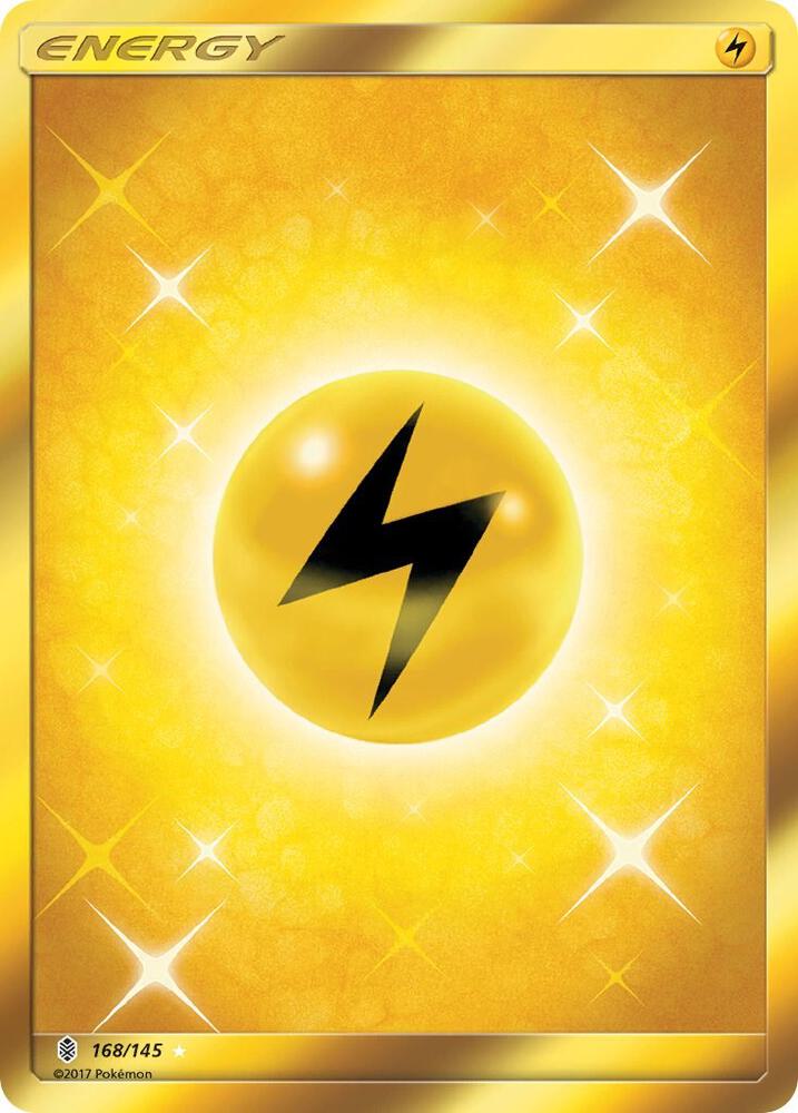 2017 Pokemon SM - Guardians Rising 168/145 Lightning Energy Secret Rare