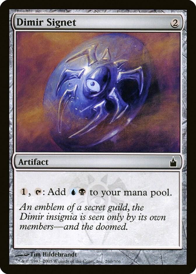 MTG Ravnica: City of Guilds 260 Dimir Signet C NM Foil