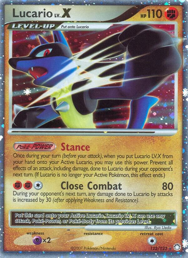 Lucario LVX 122/123 (Mysterious Treasures)  - Holofoil