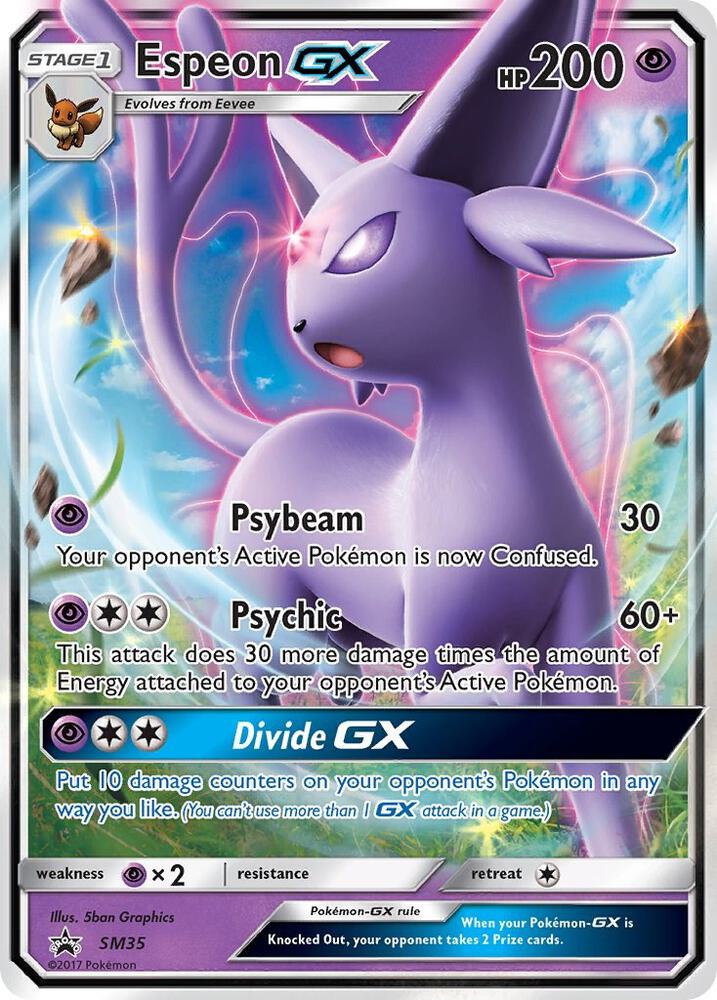 2016 Pokemon SM Promos SM35 Espeon GX - SM35 Promo
