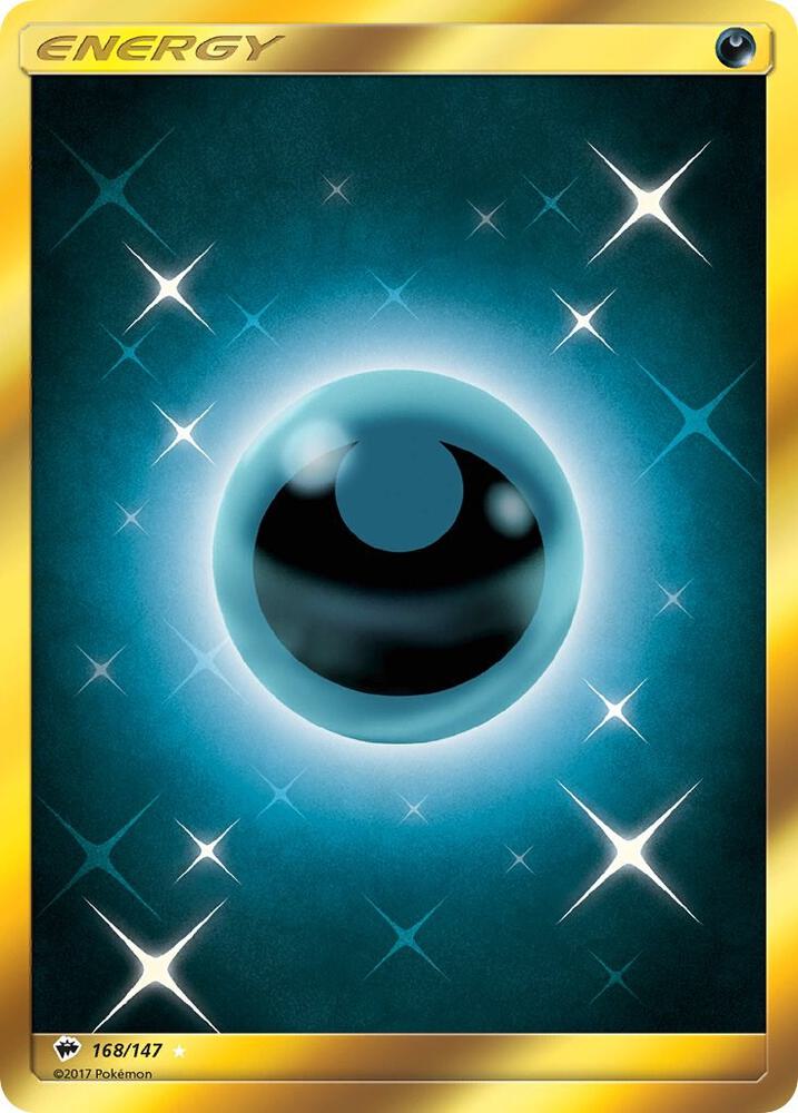 2017 Pokemon SM - Burning Shadows 168/147 Darkness Energy Secret Rare
