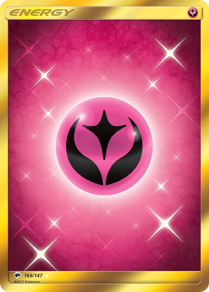 2017 Pokemon SM - Burning Shadows 169/147 Fairy Energy Secret Rare