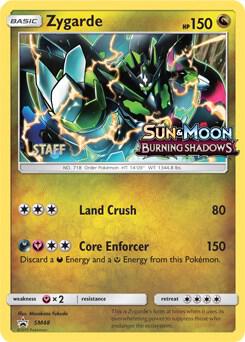 2016 Pokemon SM Promos SM48 Zygarde - SM48 (Prerelease) [Staff] Promo