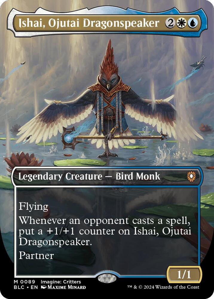 Ishai, Ojutai Dragonspeaker 89 (Commander: Bloomburrow)  - Borderless Foil