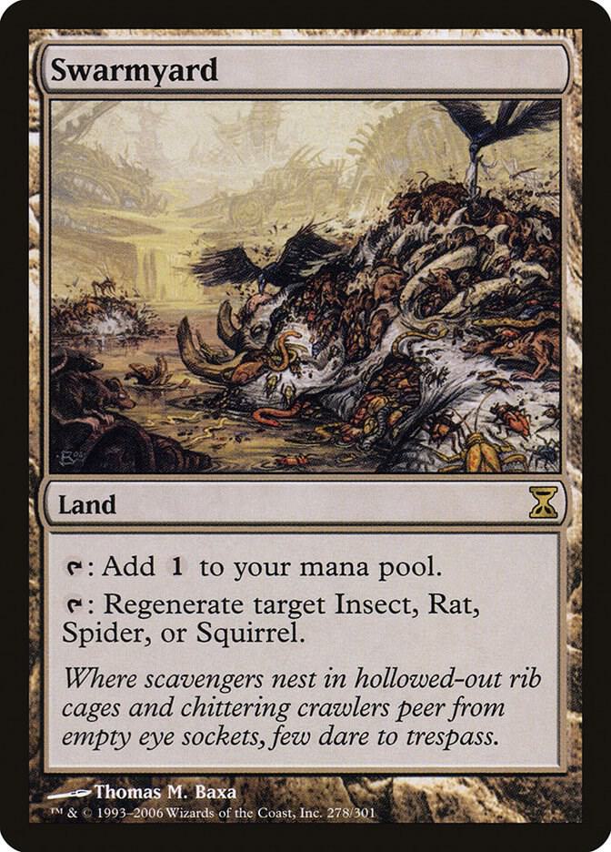 MTG Time Spiral 278 Swarmyard R NM