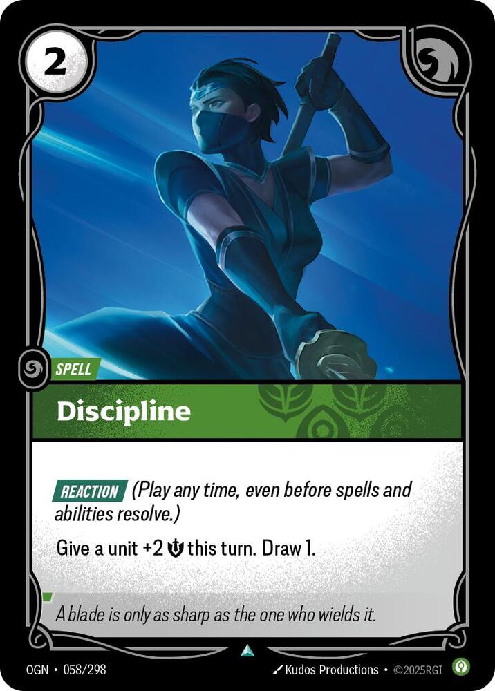 Discipline 058/298 (Origins)  - Foil