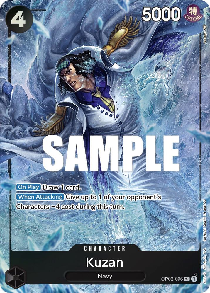 Kuzan OP02-096 (Paramount War)  - Alternate Art Foil