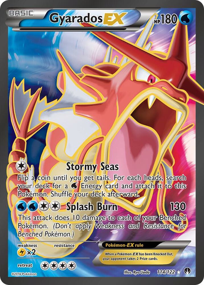 Gyarados EX 114/122 (XY - BREAKpoint)  - Holofoil