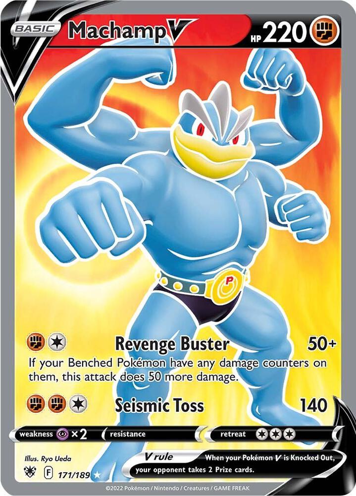 Machamp V 171/189 (SWSH10: Astral Radiance)  - Holofoil