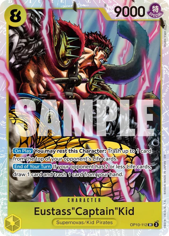 Eustass"Captain"Kid (Reprint) OP10-112 (Premium Booster -The Best- Vol. 2)  - Foil