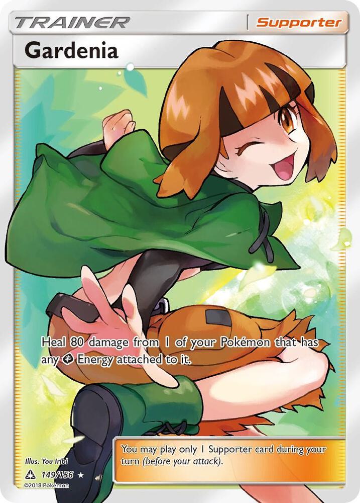 2018 Pokemon SM - Ultra Prism 149/156 Gardenia (Full Art) Ultra Rare