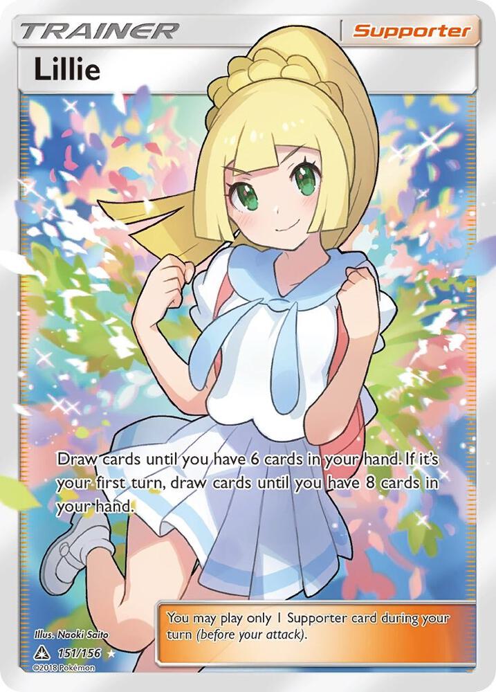 2018 Pokemon SM - Ultra Prism 151/156 Lillie (Full Art) Ultra Rare