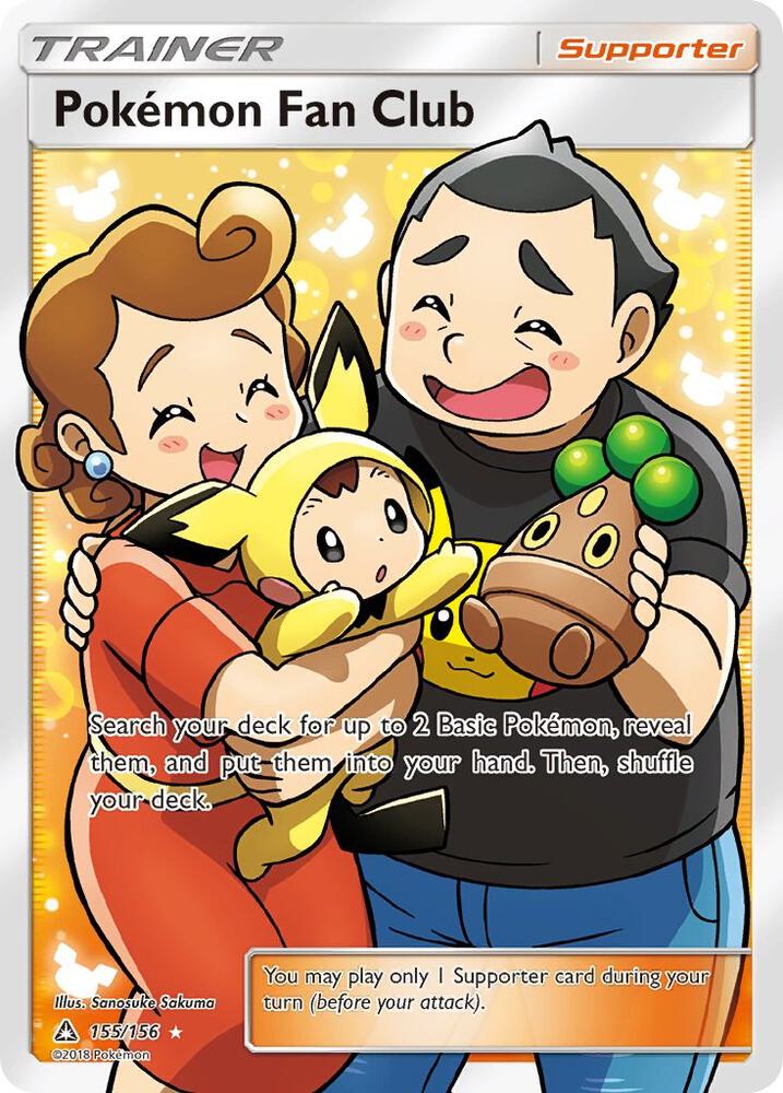 2018 Pokemon SM - Ultra Prism 155/156 Pokemon Fan Club (Full Art) Ultra Rare