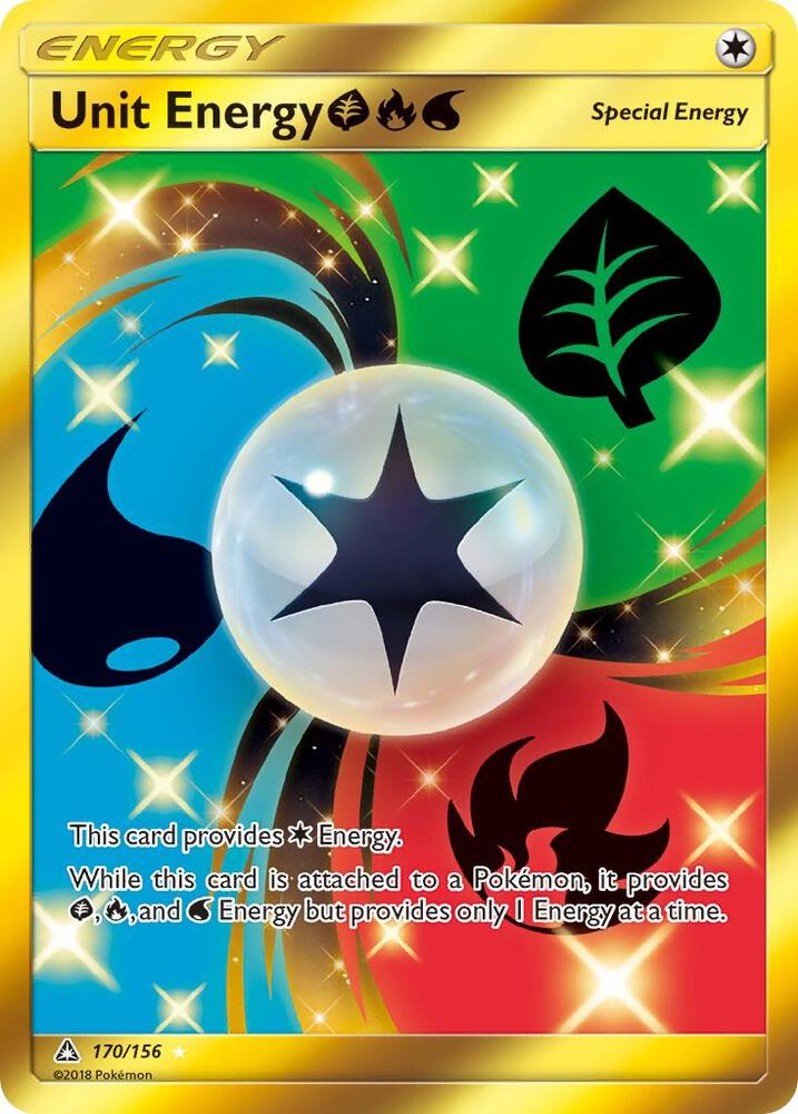 2018 Pokemon SM - Ultra Prism 170/156 Unit Energy GRW Secret Rare