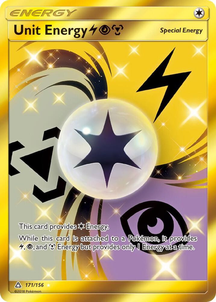 2018 Pokemon SM - Ultra Prism 171/156 Unit Energy LPM Secret Rare