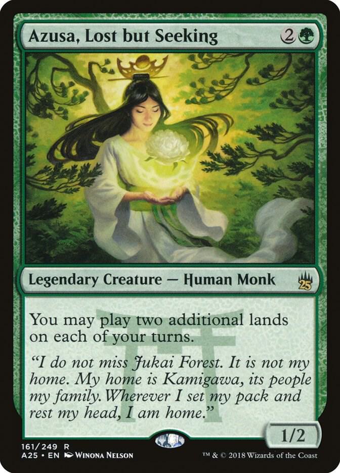 MTG Masters 25 161 Azusa, Lost but Seeking R NM