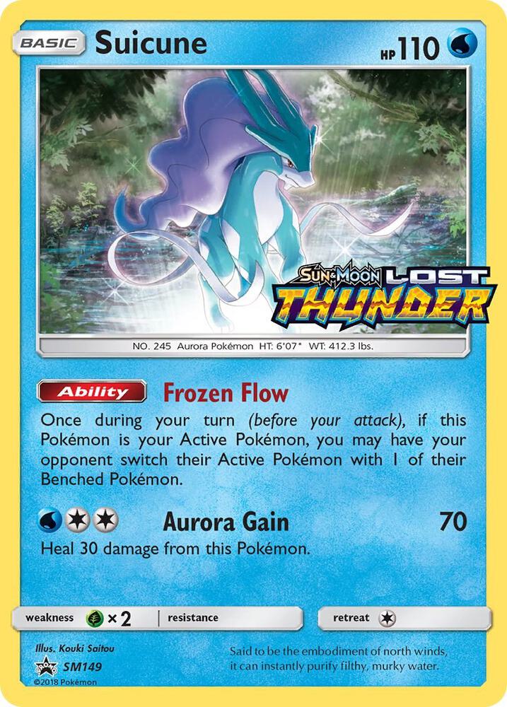 2016 Pokemon SM Promos SM149 Suicune - SM149 (Prerelease) Promo