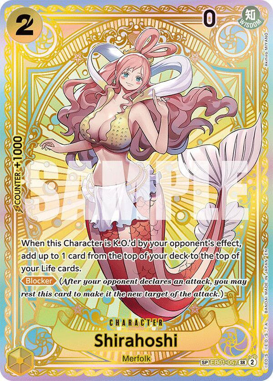 Shirahoshi EB01-057 (A Fist of Divine Speed)  - Special Foil