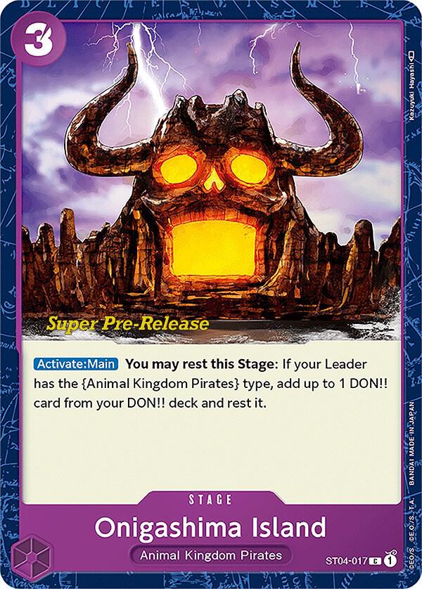 Onigashima Island ST04-017 (Super Pre-Release Starter Deck 4: Animal Kingdom Pirates) 