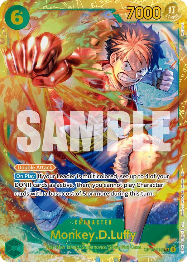 Monkey.D.Luffy OP13-118 (Carrying On His Will)  - Foil