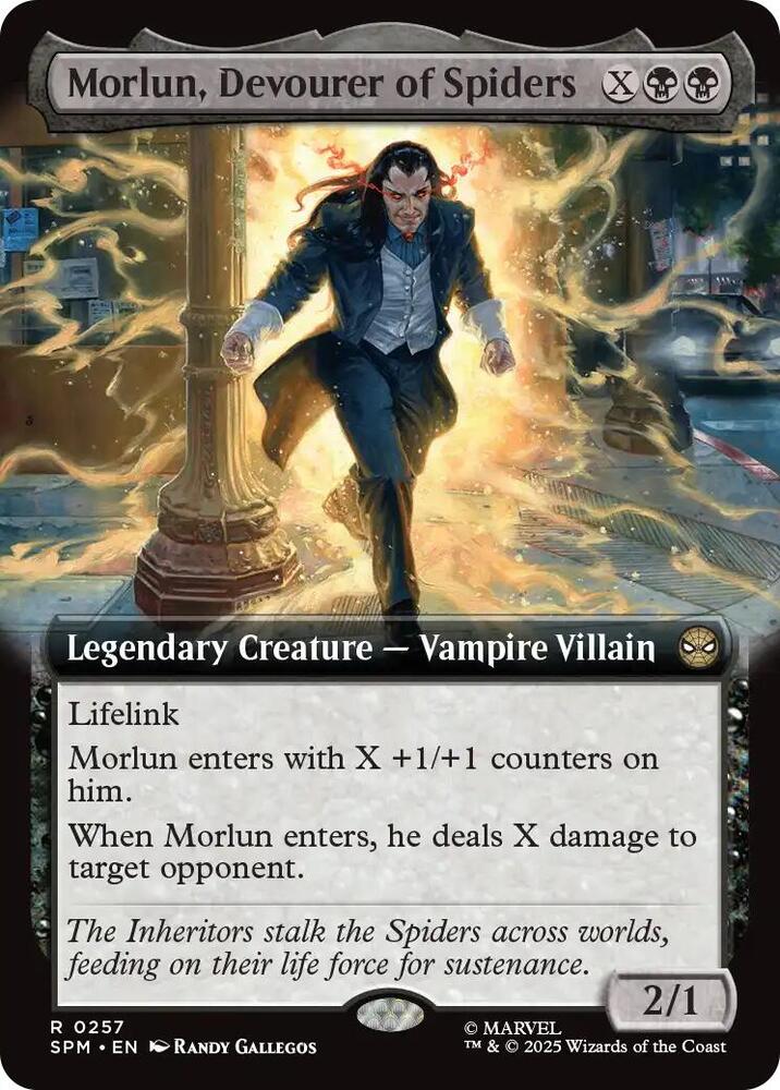 Morlun, Devourer of Spiders 257/198 (Marvel's Spider-Man)  - Extended Art Foil