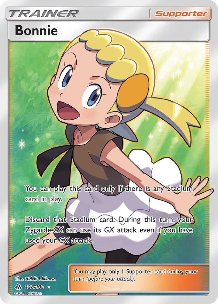 2018 Pokemon SM - Forbidden Light 128/131 Bonnie (Full Art) Ultra Rare
