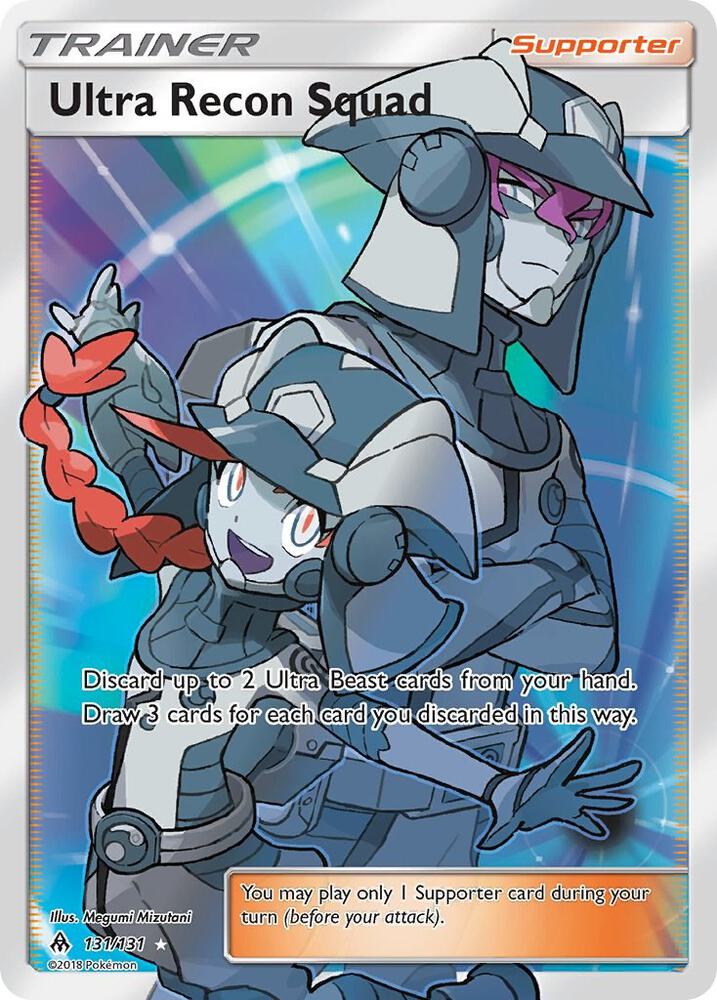 2018 Pokemon SM - Forbidden Light 131/131 Ultra Recon Squad Full Art Ultra Rare