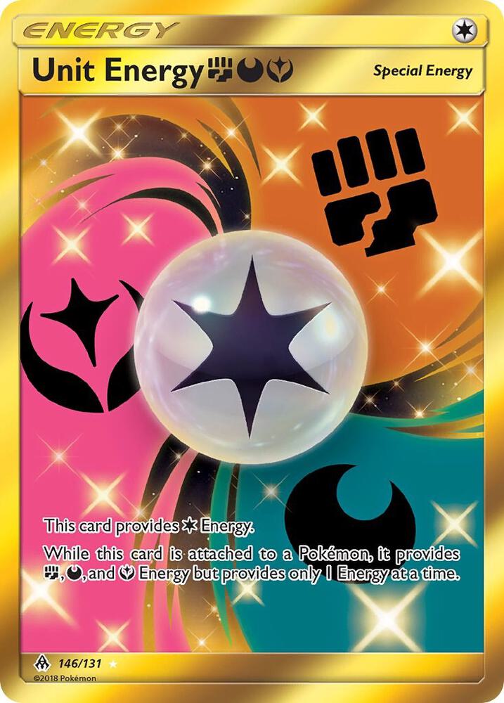2018 Pokemon SM - Forbidden Light 146/131 Unit Energy FDY Secret Rare