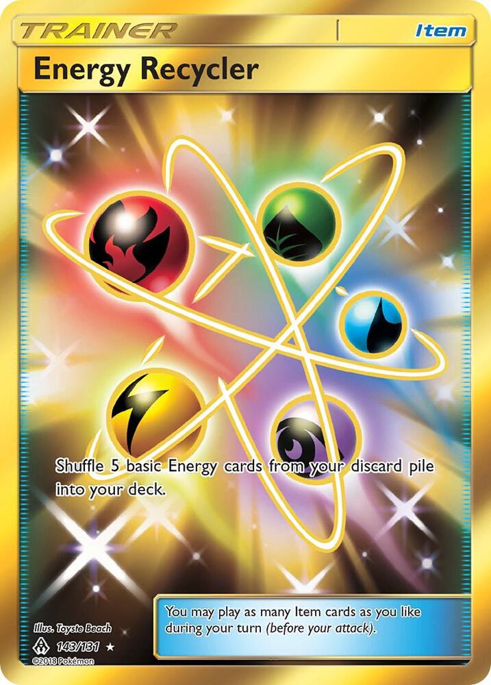 2018 Pokemon SM - Forbidden Light 143/131 Energy Recycler Secret Rare