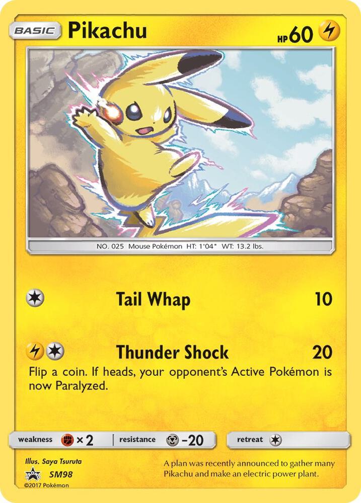 2016 Pokemon SM Promos SM98 Pikachu - SM98 Promo