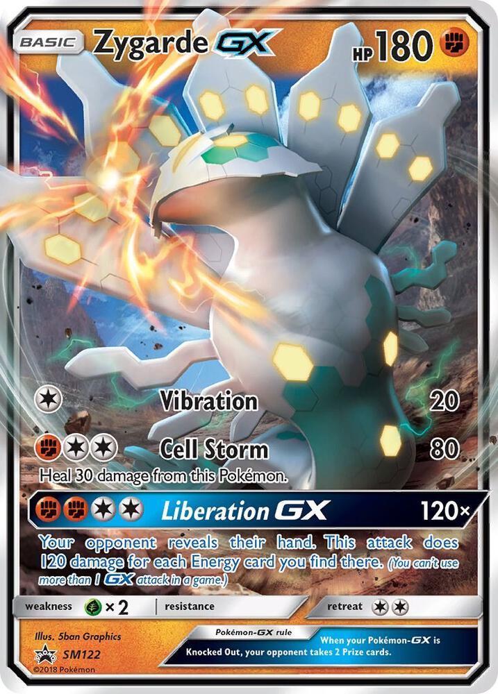 2016 Pokemon SM Promos SM122 Zygarde GX - SM122 Promo
