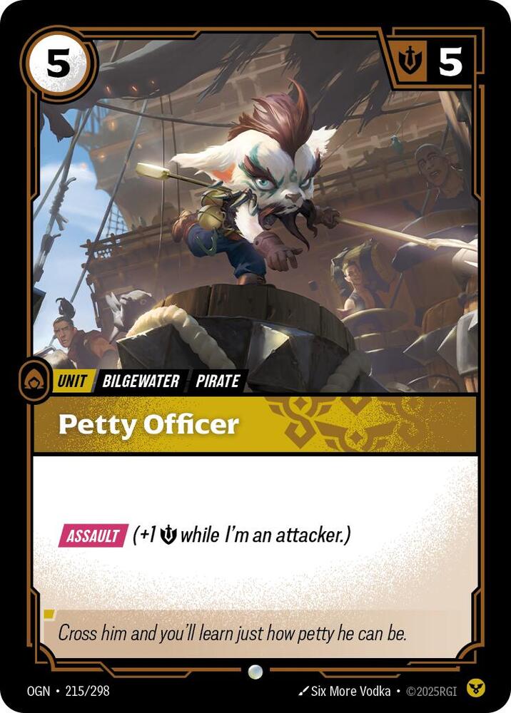 Petty Officer 215/298 (Origins) 