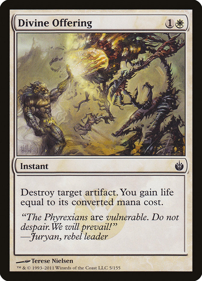 Divine Offering 5/155 (Mirrodin Besieged) 