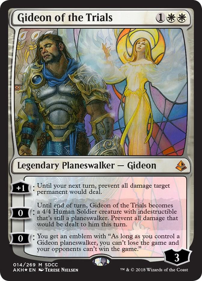 MTG Media Promos 14 Gideon of the Trials (SDCC 2018 Exclusive) P NM Foil