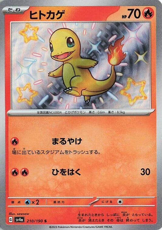 Charmander 210 190 210/190 (SV4a: Shiny Treasure ex)  - Holofoil
