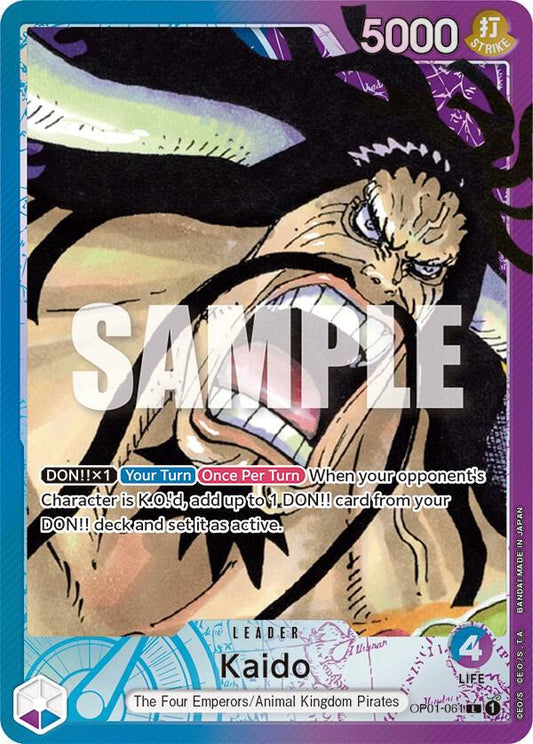 Kaido OP01-061 (Romance Dawn)  - Alternate Art Foil