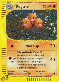 Dugtrio  010/165 (Expedition)  - Holofoil
