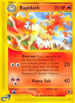 Rapidash  062/165 (Expedition) 