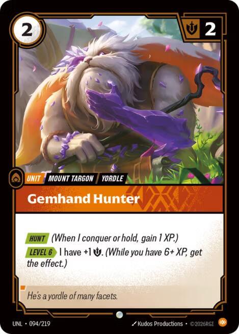 Gemhand Hunter 094/219 (Unleashed) 