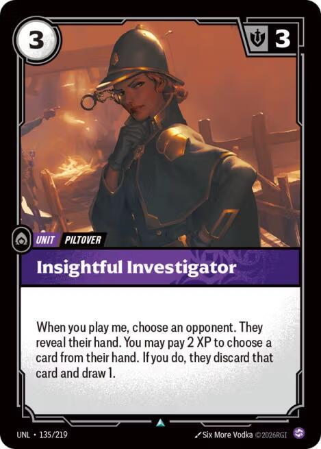Insightful Investigator 135/219 (Unleashed) 