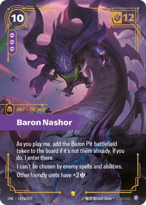 Baron Nashor 147a/219 (Unleashed)  - Foil