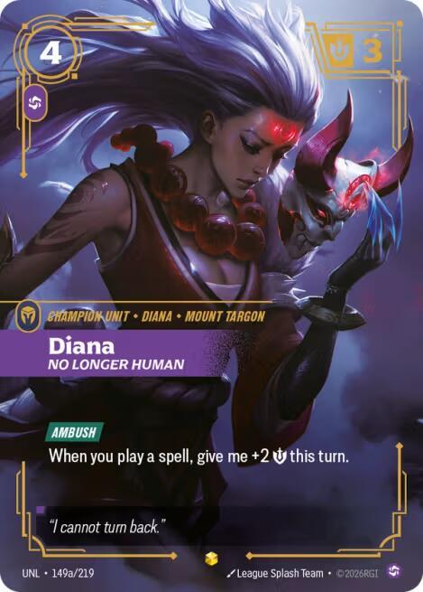 Diana - No Longer Human 149a/219 (Unleashed)  - Foil