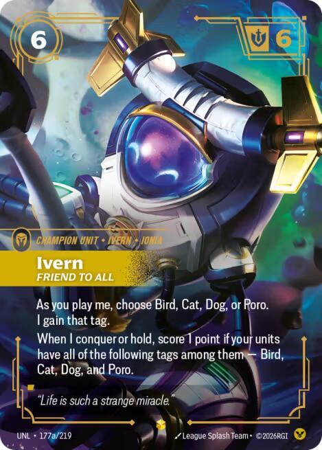 Ivern - Friend to All 177a/219 (Unleashed)  - Foil