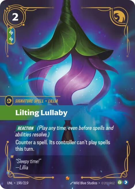Lilting Lullaby (DUPE) 190/219 (Unleashed)  - Foil