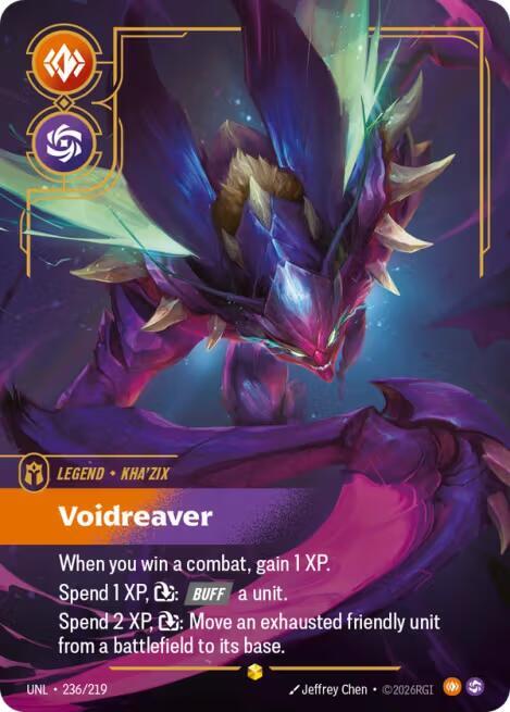 Kha'Zix - Voidreaver 236/219 (Unleashed)  - Foil