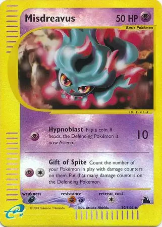 Misdreavus 039/144 (Skyridge)  - Reverse Holofoil