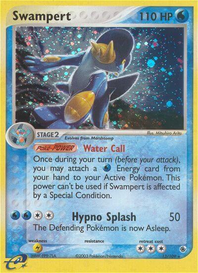 Swampert  13/109 (EX Ruby and Sapphire)  - Holofoil
