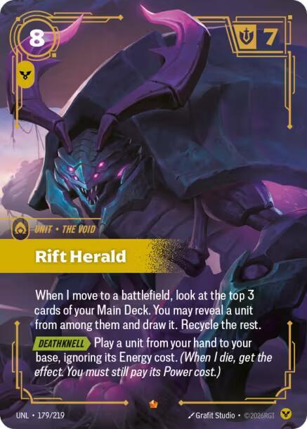 Rift Herald 179/219 (Unleashed)  - Foil