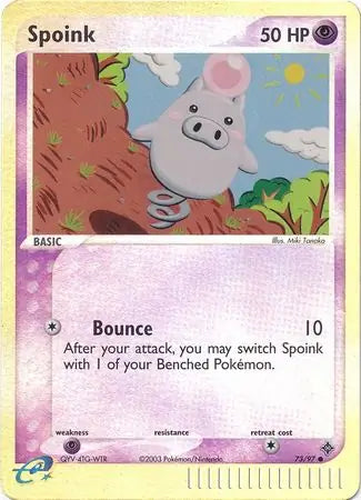 Spoink  73/97 (Dragon)  - Reverse Holofoil